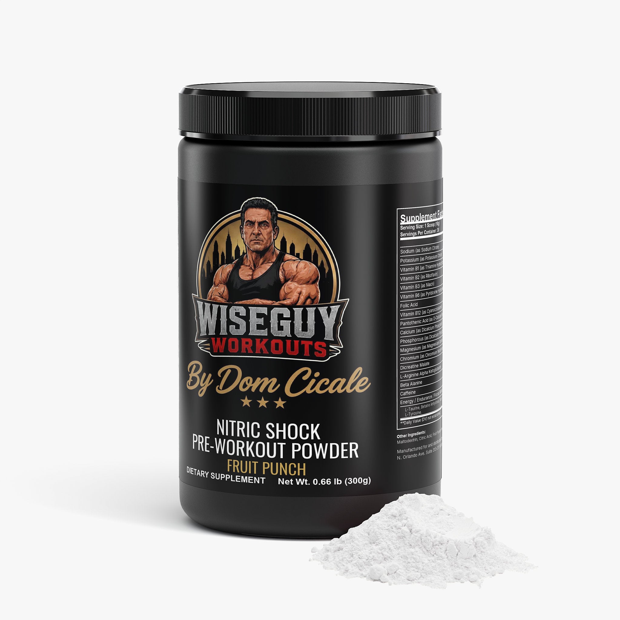 Wiseguy Pre-Workout Powder (Fruit Punch)