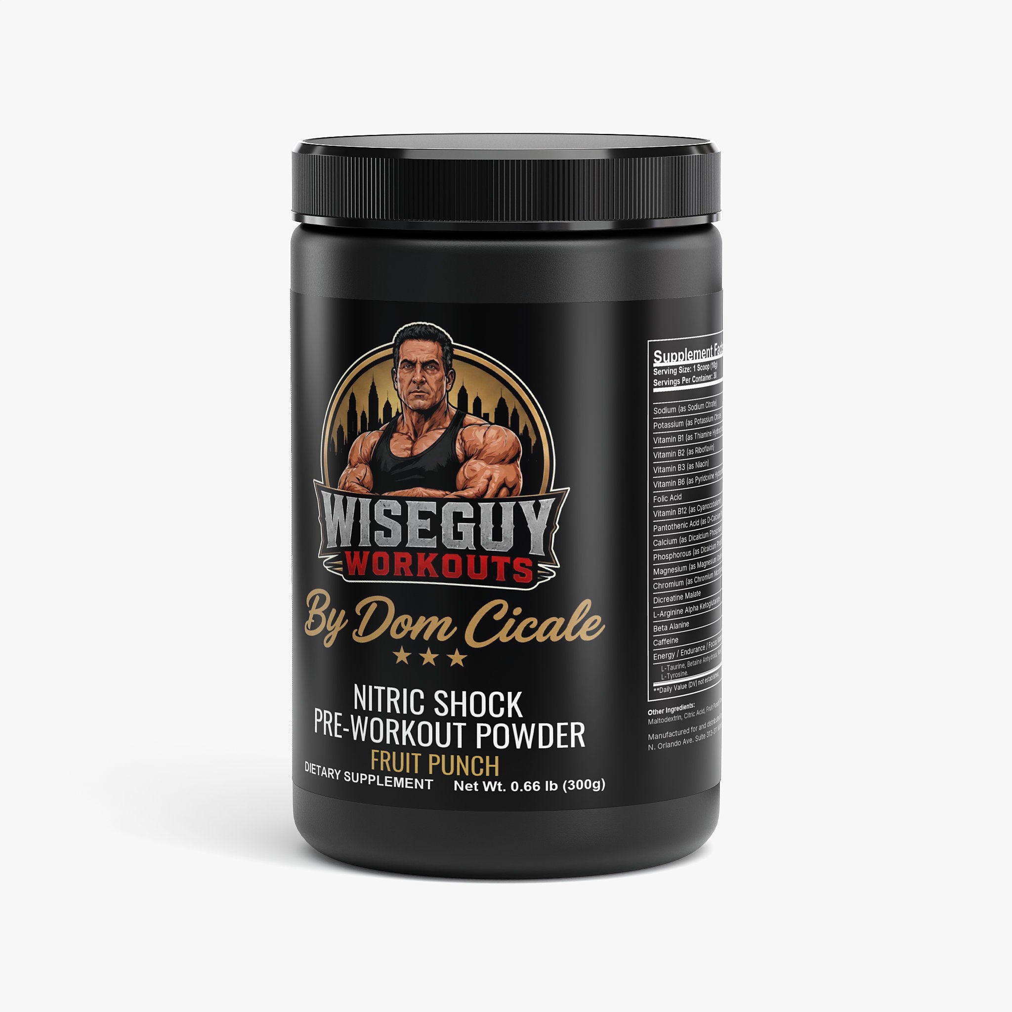 Wiseguy Pre-Workout Powder (Fruit Punch)