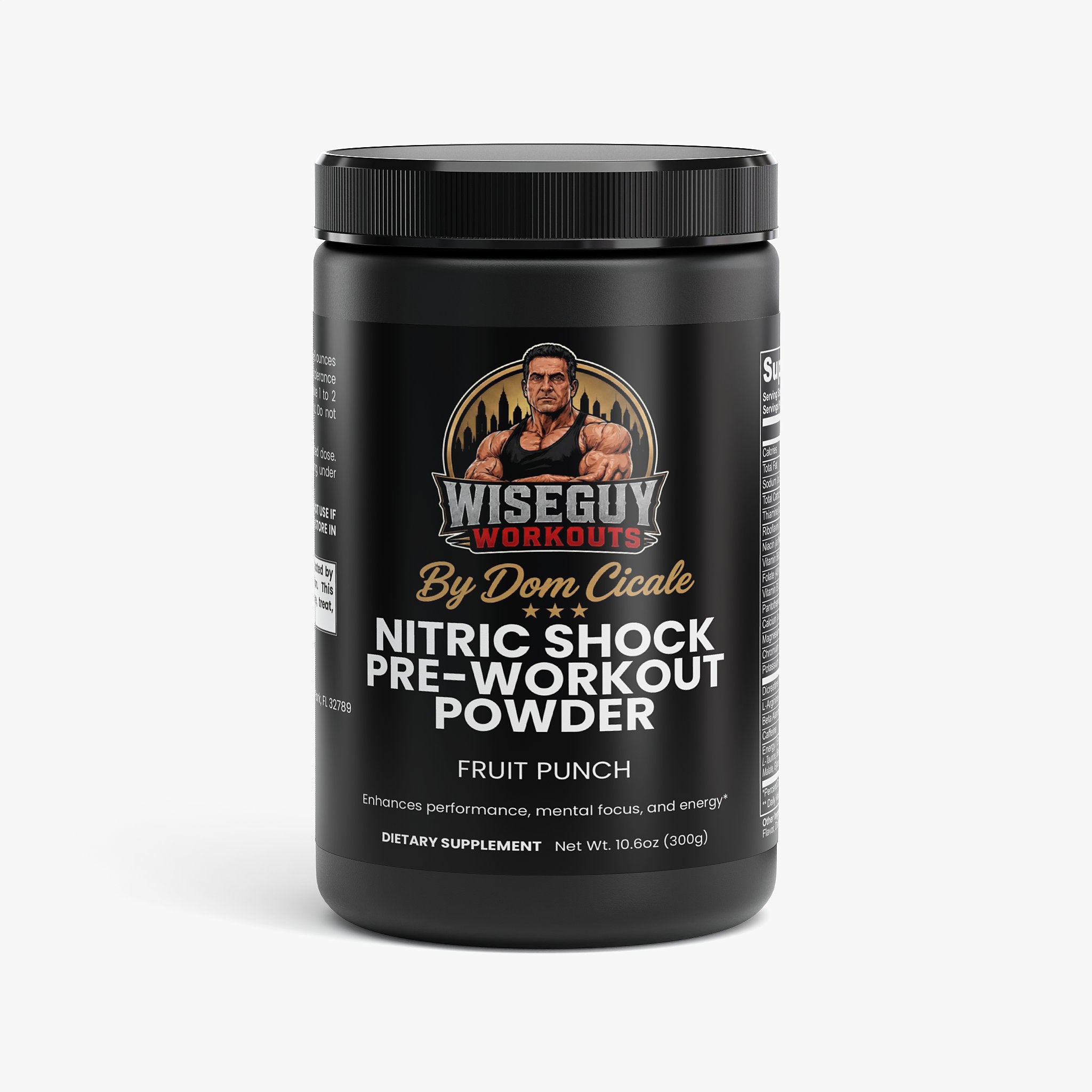 Wiseguy Pre-Workout Powder (Fruit Punch)