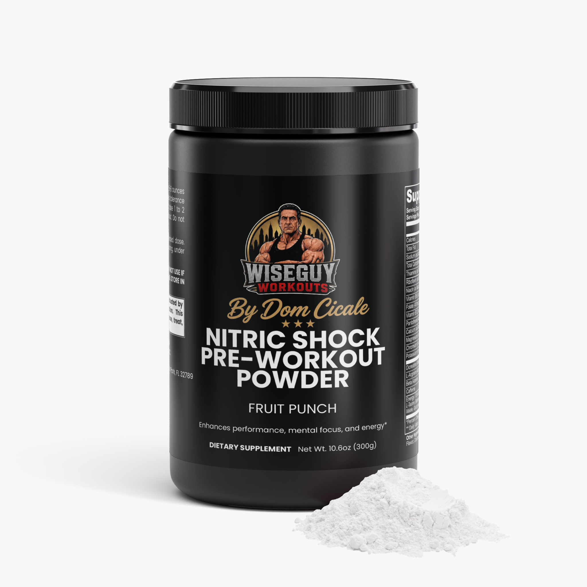 Wiseguy Pre-Workout Powder (Fruit Punch)