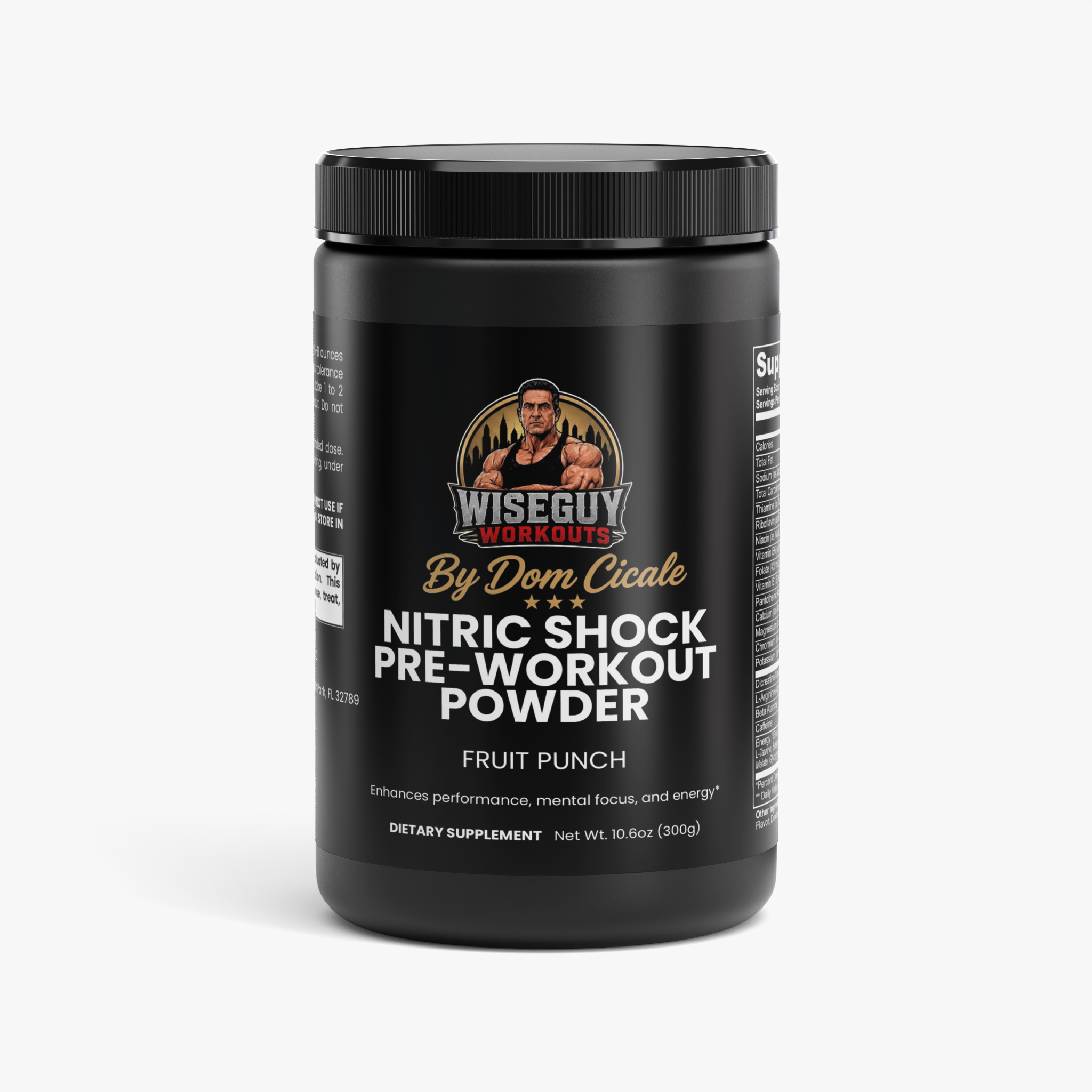 Wiseguy Pre-Workout Powder (Fruit Punch)
