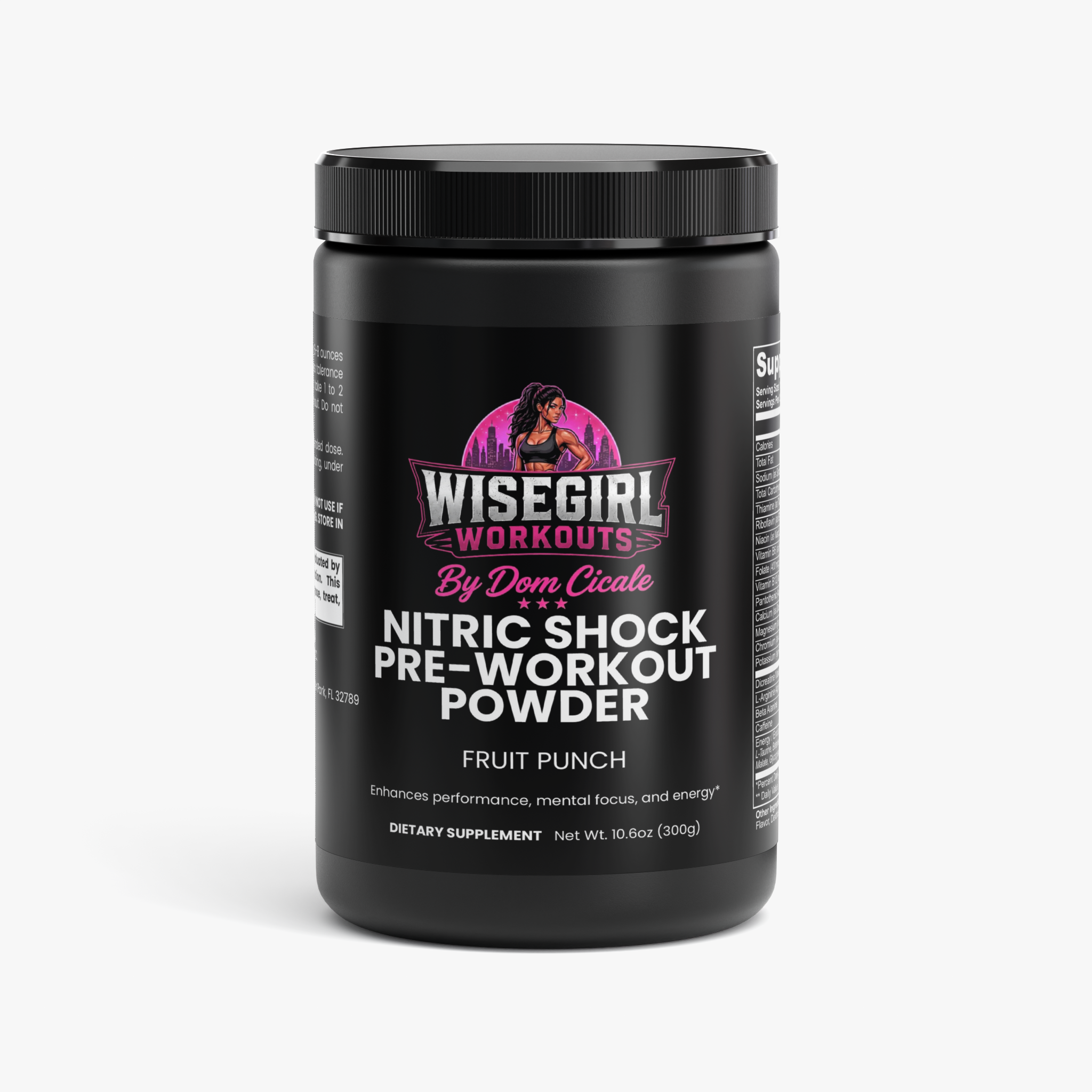 Wisegirl Pre-Workout Powder (Fruit Punch)