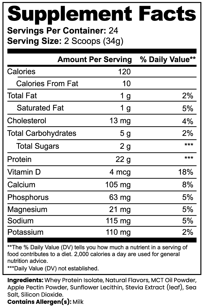 Wiseguy Whey Protein Isolate (Vanilla)